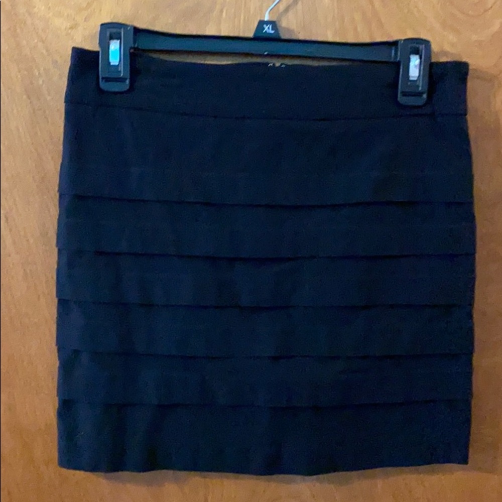 Black pencil skirt